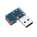 5pcs USB Adapter Board Micro USB to USB Female Connector Male to Female Header 4P 2.54mm
