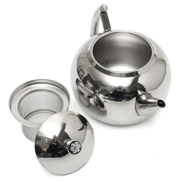 1500ML/2000ML Stainless Steel Teapot Coffee Maker Pot