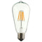 E27 ST64 8W Warm White Non-Dimmable COB LED Filament Retro Edison Bulbs 220V