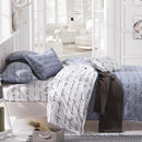 3 Or 4pcs Polyester Fiber Letters Reactive Dyeing Bedding Sets Twin Full Queen Size