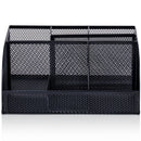 XIAOMI Ecosystem Deli 8903 Multi-functional 7 Grids Combination Pencil Holder Metal Mesh Desktop Organizer Storage Box Pen Stand Office School Supplies