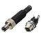 5.5x2.1mm DC Connector Plug With Screw Locking And Metal Panel Mount Socket