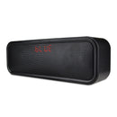 Universal Portable Wireless Dual Drivers Stereo 3.5mm Aux TF Card bluetooth Speaker with Microphone