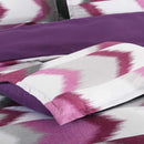 3 PCS Bedding Sets Geometric Lattice Pattern Quilt Cover Pillowcase For Queen Size