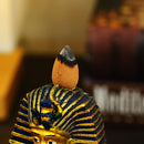 Seraphic Egyptian Pharaoh King Golden Backflow Incense Burner Holder