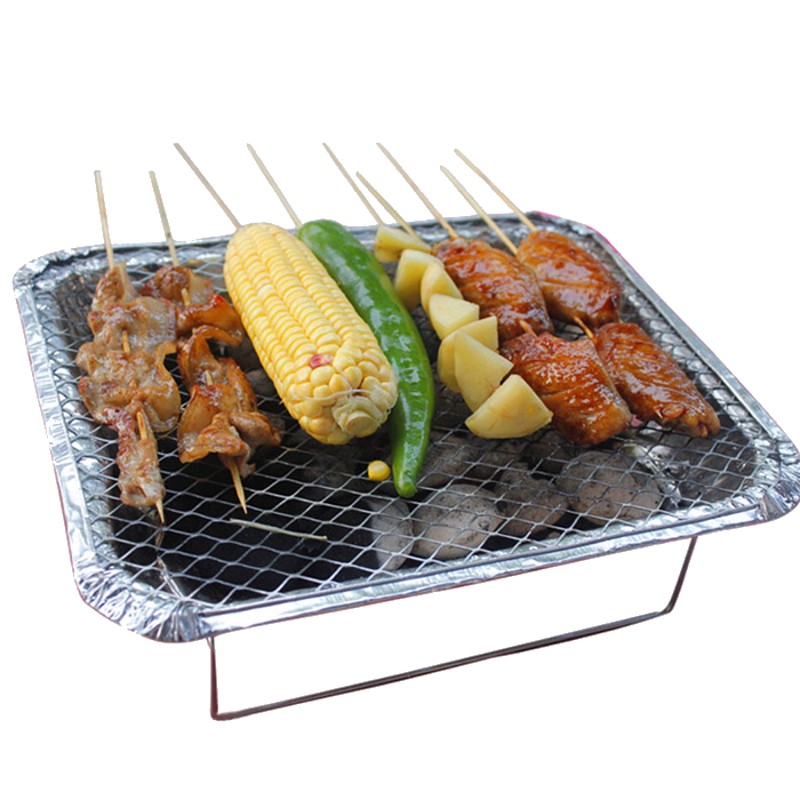Outdoor Disposable Portable Camping Barbecue Instant Grill BBQ Tools