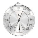 HT9100 10cm Indoor Outdoor Thermometer Hygrometer Temperature Meter 0 To 100% RH -15 To 55