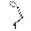 5X Magnifier Magnifying Glass LED Large Lens Lighted Lamp Top Desk with Clamp