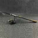 ZANLURE 1.8-2.7m MH Carbon Fiber Telescopic Spinning Fishing Rod Sea Lure Throwing Fishing Pole
