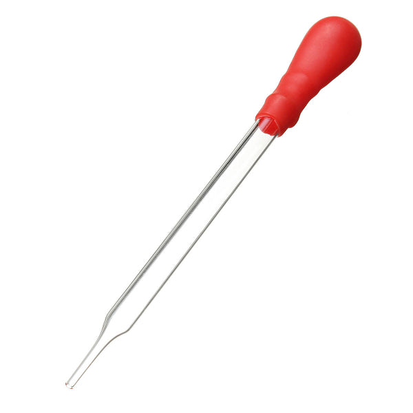 12Pcs 10mL Glass Laboratory Dropper Red Rubber Head Pipette Pipet Liquid Dispensing