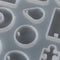 413Pcs Jewelry Pendant Mould Craft Silicone Resin Mold Necklace Pendant DIY