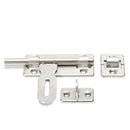 3.7 Inch Stainless Steel Hardware Door Lock Bolt Latch Padlock Clasp Catch Plate Set