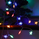 8M 80LED Star Fairy String Light USB Lantern Festival Outdoor Waterproof Decoration