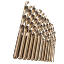13PCS HSS Drilling Bits Twist Drill Bit With Box Titanium Nitride Coated 1.5-6.5mm Bits Set