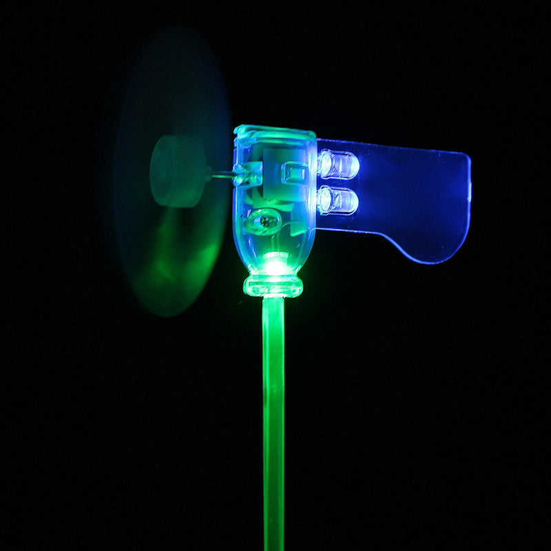 Vertical DIY Project Turbines LED Windmill Small DC Motor Wind Blades Wind Generator