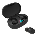 E6S TWS bluetooth 5.0 Headset Digital Display Earphone Wireless Stereo In-ear Headphones with Charging Box for Xiaomi Huawei