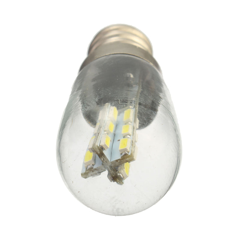 E12 2W 24 SMD 3014 LED Pure White Warm White Bed Lamp Light Bulb AC220V