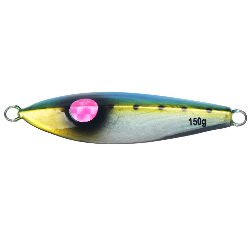 ZANLURE 1PC 9cm 150g Luminous Fishing Hard Iron Bait With Laser Coating Strong Fishing Lure