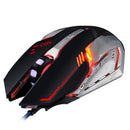 IMICE V8 USB Wired RGB Gaming Mouse 4000DPI Macro Programming 6D Optical Mechannical Computer Gamer Mouse for Laptop PC Computer