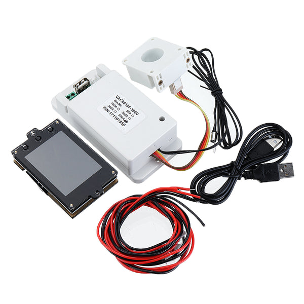 DC 500V 500A Wireless Voltage Meter Ammeter Solar Battery Charging Coulometer Capacity Power Detector Tester