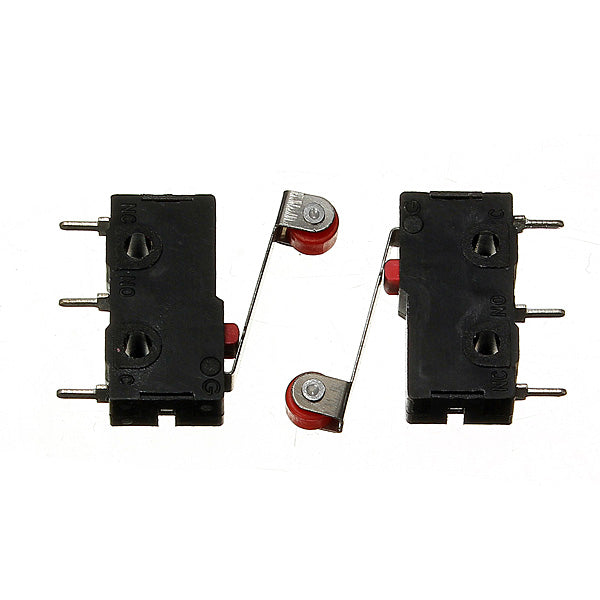 200Pcs Micro Limit Switch With Roller Lever KW12-3 Open/Close Switch 5A 125V