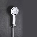 Bathroom Handheld Shower Spray Head ABS Plating 3 Color LED Digital Temperature Display w/ Hose