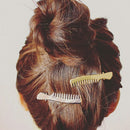 10pcs Comb Shape Alloy Hair Accessories Silver Antique Bronze Black Rhodium Color for Women Girls