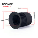 ohhunt Hunting Riflescope Lens Rubber Eyeshade 4 Types Tactical Optics Sight Eye Protector Cover Scalability Sight Eyeguard