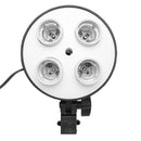 Photo Video Studio Lighting 50x70cm Softbox Light  4 Socket E27 Lamp Holder Kit