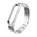 Bakeey Three Beads Solid Stainless Steel Watch Band Watch Strap Replacement for Xiaomi Miband 4