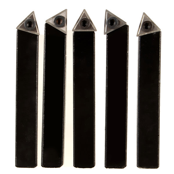 5pcs 5/16 Inch Shank TCMT0902 Lathe Indexable Carbide Inserts and Turning Tool Holders