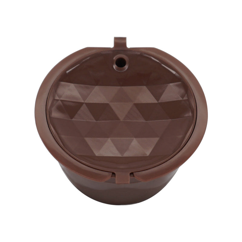 4Pcs/Set 50-100ml Refillable Coffee Capsule Cup Reusable Coffee Pods w/ Coffee Spoon Brush for Nescafe Dolce Gusto Brewer