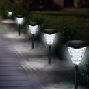 3W Solar Powered 12 LED Lawn Light Outdoor Waterproof IP65 Garden Path Landscape Lamp