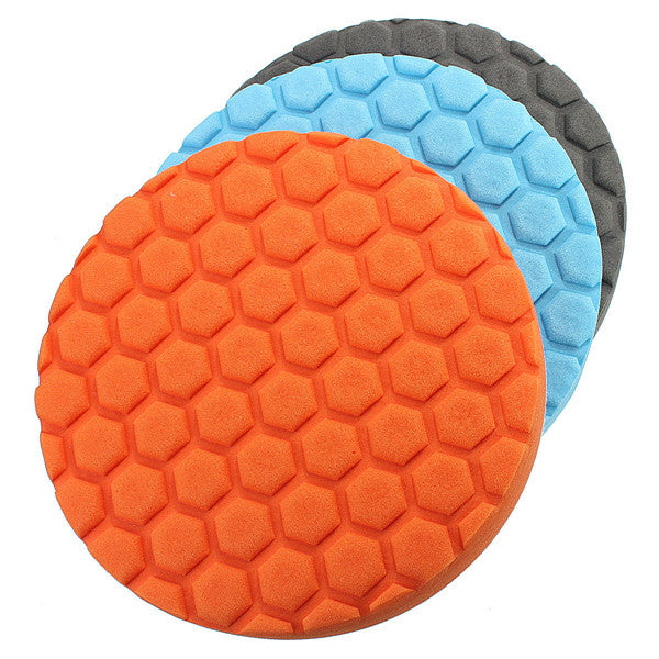3pcs 4/5/7 Inch Buff Polishing Pad kit for Car Polisher