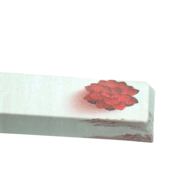 Five-sided Dyesub PBT Peony Space Bar 6.25u Novelty Keycap