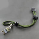 PALIGHT Mini USB LED Light EDC Flashlight Two Sides Use EDC Camping Lamp Hunting Portable Emergency Lantern With Hand Strap Battery Box