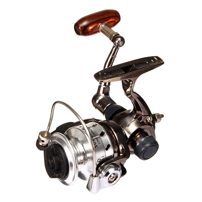 MN100 4.3:1 Mini Ice Fishing Reel Metal Spool Left/right Interchangeable Spinning Reel Gear For Pen