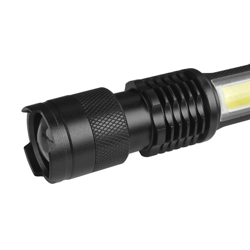 XANES SK68-COB XPE+COB 1000Lumens 4Modes Zoomable Tactical EDC LED Flashlight