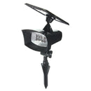 8 LED Pure White Solar Spotlightt Outdoor Garden Lawn Landscape Path Lamp