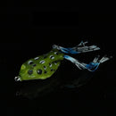 ZANLURE 1PC 15g 6.5cm Rubber Fishing Lure Frog Artificial Ray Frog Fishing Soft Bait Hooks