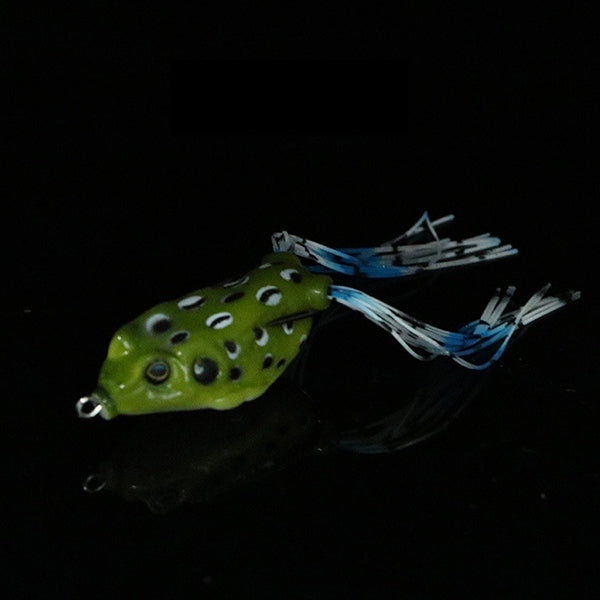 ZANLURE 1PC 15g 6.5cm Rubber Fishing Lure Frog Artificial Ray Frog Fishing Soft Bait Hooks