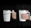 Fiu 470ML Not Pouring Cup From Xiaomi Youpin Stainless Steel Magical Sucker Splash Proof Mug