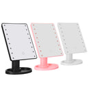 USB 16 LED Lights Makeup Mirrors Light Portable Smart Touch Screen Rotated Lamp