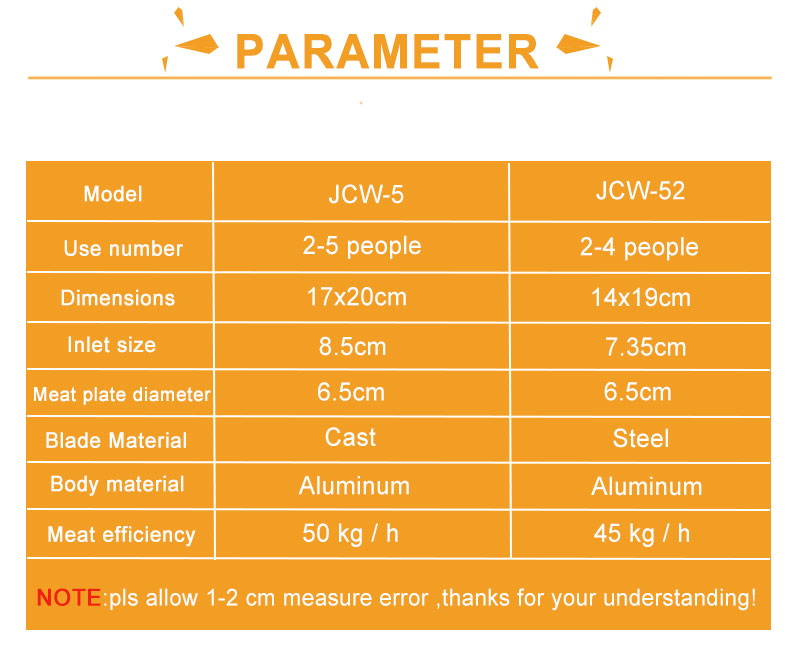 Meat Grinder 5 Manual Aluminum Alloy Household Multi-function Cooking Machine Pressure Enema Flour N