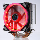 CPU Cooler 4 Heatpipes 5 Colors 120mm LED RGB Cooling Fan for LGA 775/115X//1366 AMD