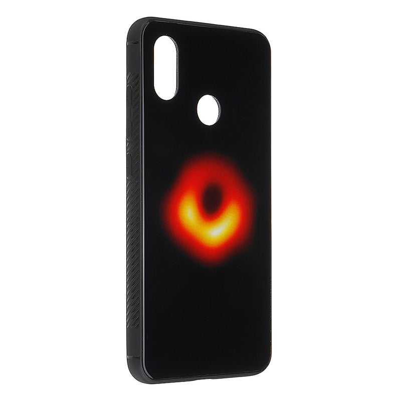 Bakeey Black Holes Collapsar Hard Tempered Glass&Soft TPU Protective Case For Xiaomi Mi 8