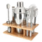 Stainless Steel Cocktail Shaker Mixer Drink Bartender Martini Bar Set Tool Kit