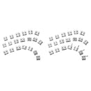 Orthodontic Correction of Hooked/Uncoupled Dental Materials Ultra-thin Rectangle Wire Bracket Dental Bracket