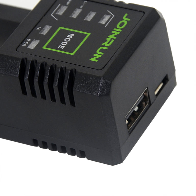 Joinrun N1 18650 Charger Li-ion Smart Battery Charger 1 Slot USB Charger