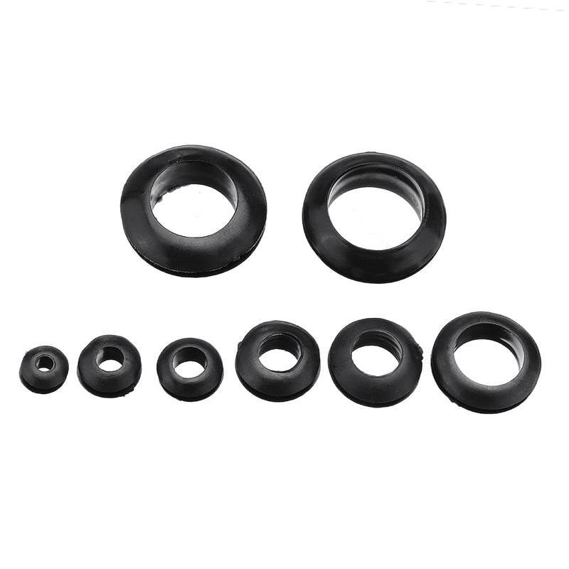 Suleve MXRW5 180Pcs Rubber O Ring Washer Grommets Ring Anti-slip Gasket Seal Assortment Set
